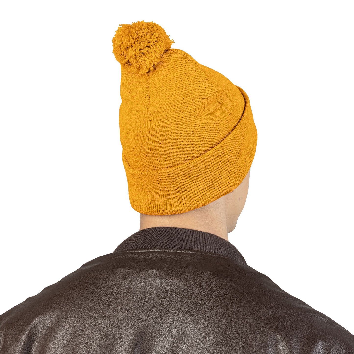 Embroidered Pom-Pom Beanie — FORTIS Panther Knit Cap