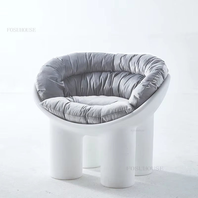 Modern Designer Cute Elephant Leg Chair Designer Creative Chair Homestay Single-Seat Sofa Chair Comfort Outdoor Recliner Stool