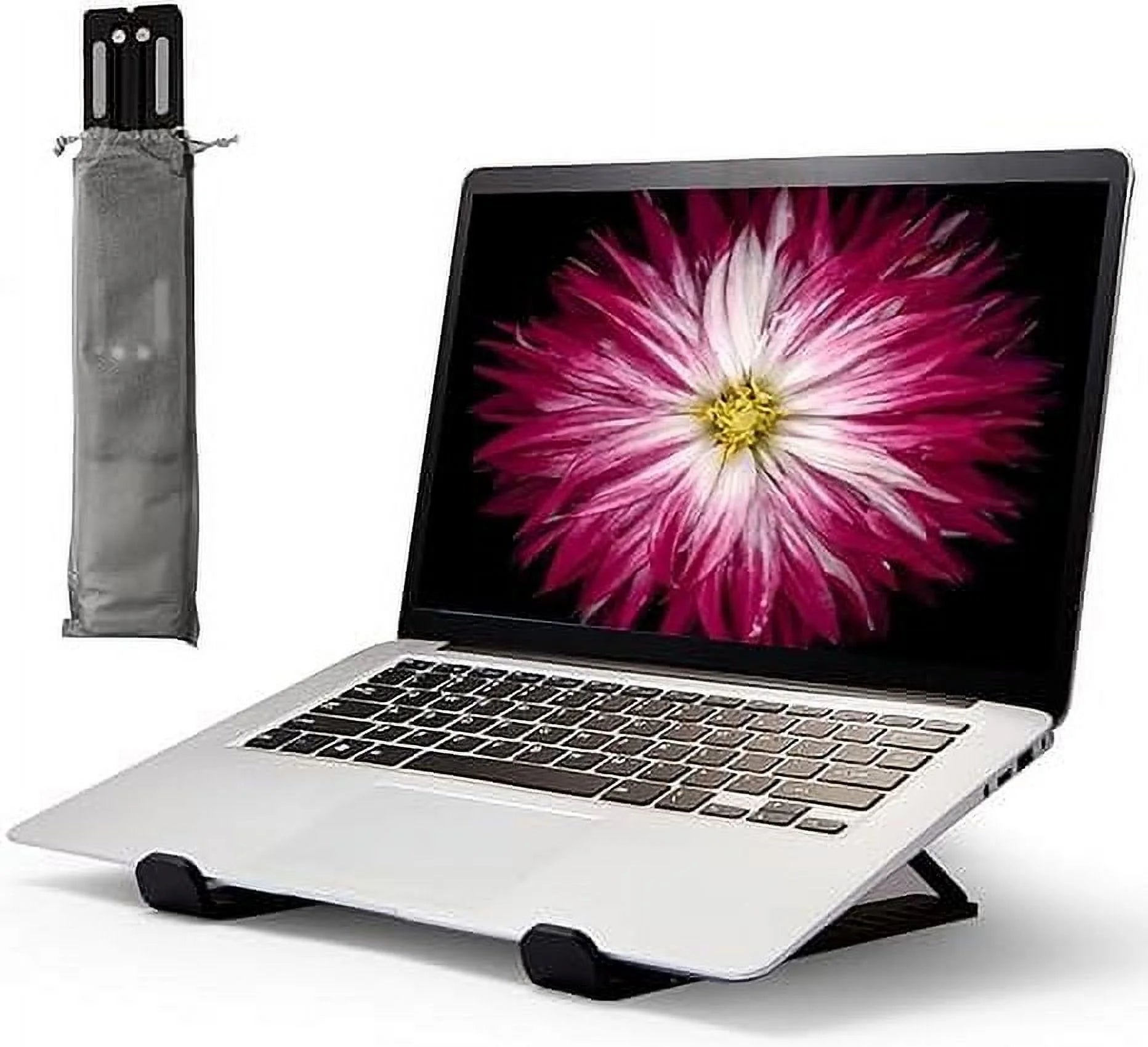 Laptop Stand for Desk,Portae Foldae Stand Sturdy Laptop Riser, Ventilated Laptop Holder Compatie 13 14 15.6 Inch Macbook Pro Air/Hp/Dell,Cooling Computer Stand Accessories ack