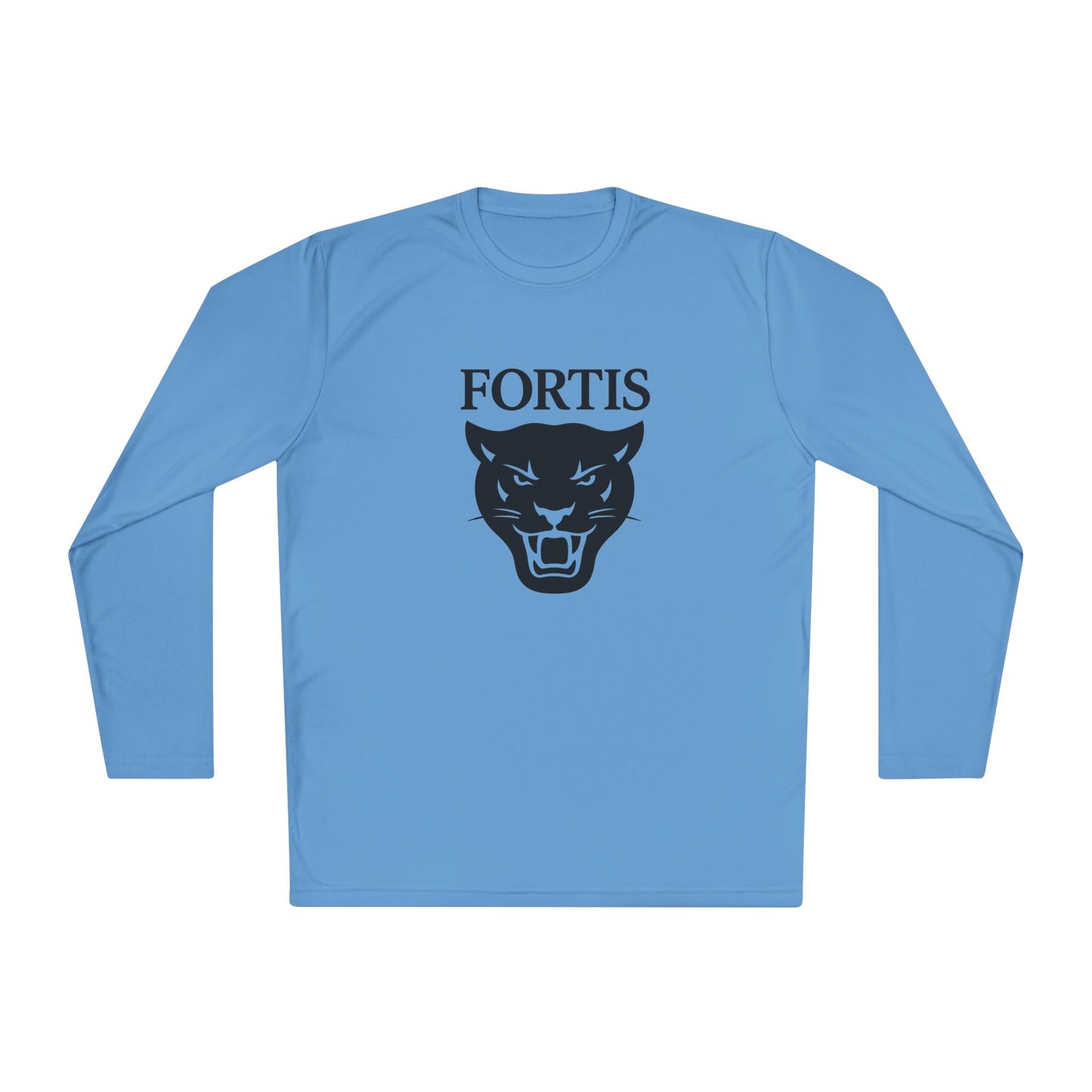 Fortis Panther Long Sleeve Tee — Athletic Mascot Graphic Shirt