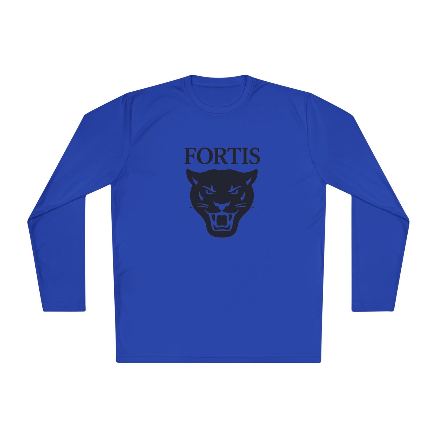 Fortis Panther Long Sleeve Tee — Athletic Mascot Graphic Shirt