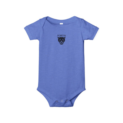 Fortis Panther Infant One-Piece Bodysuit – Cute Minimal Baby Onesie