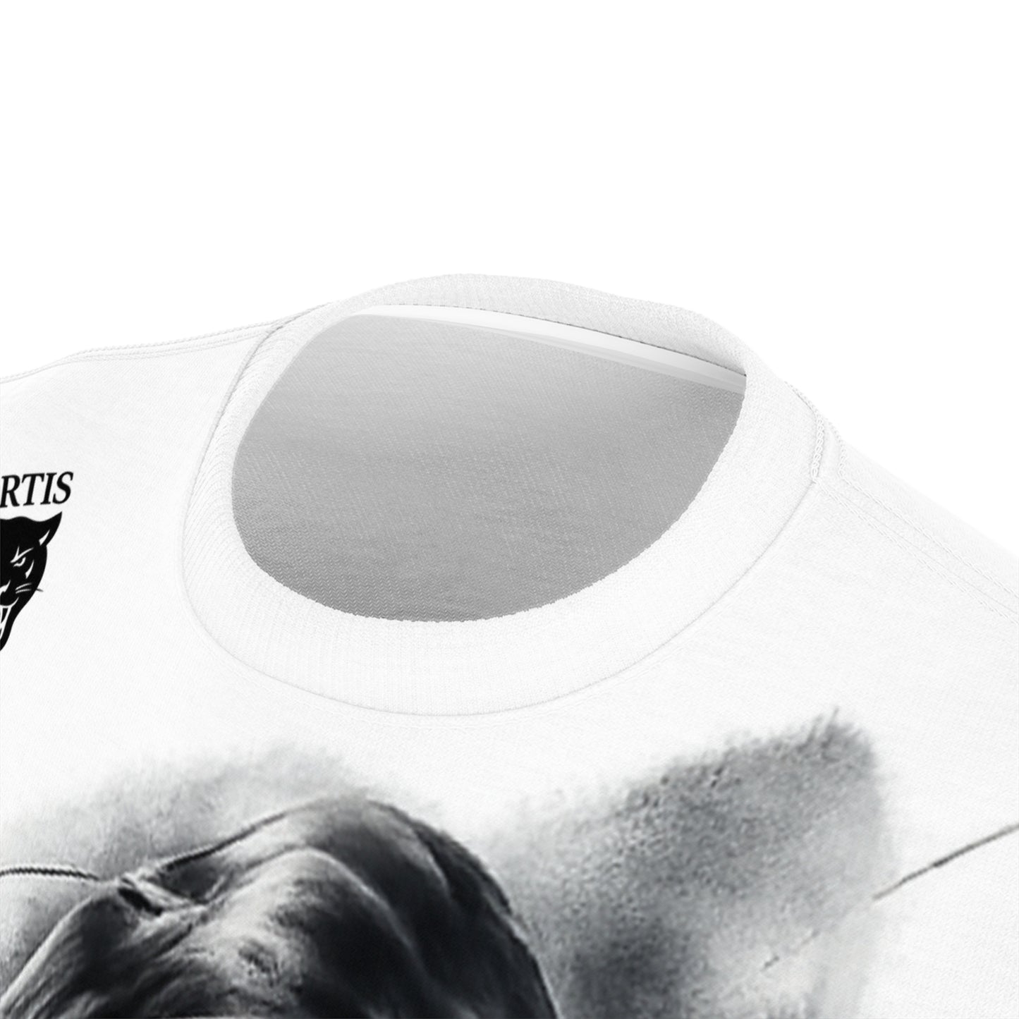 Black Panther Graphic Tee — Fierce Panther All-Over Print T-Shirt