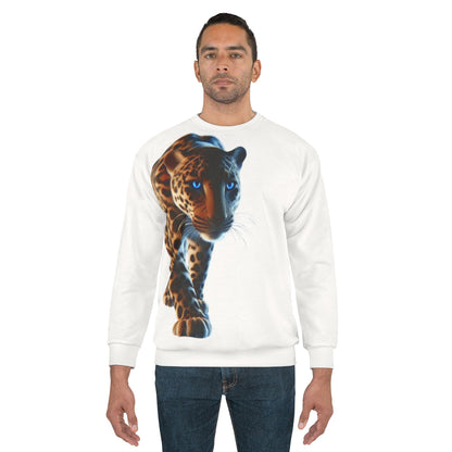 Fierce Leopard Print Unisex Sweatshirt