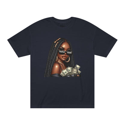 Hustle Hard Unisex Classic Tee | Motivational Apparel, Gift for Entrepreneurs, Affirmation Shirt, Casual Wear, Trendy Graphic Tee