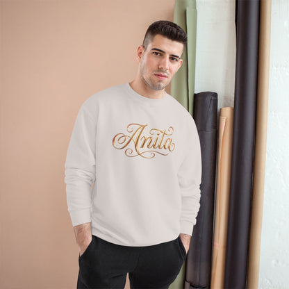 Personalized 'Anita' Script Sweatshirt - Elegant Gold Name Crewneck