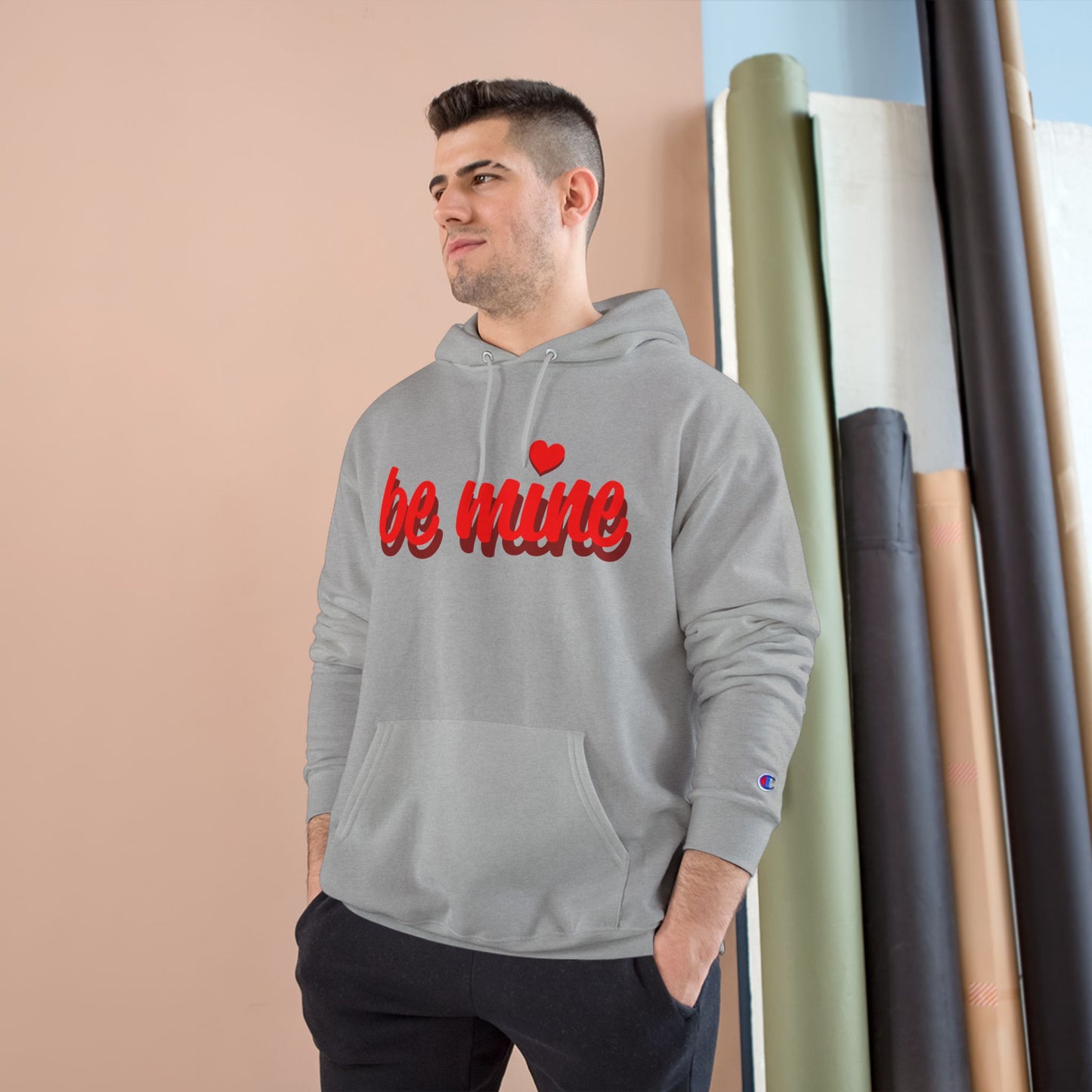 Be Mine Hoodie — Valentine's Day Cozy Champion Sweatshirt