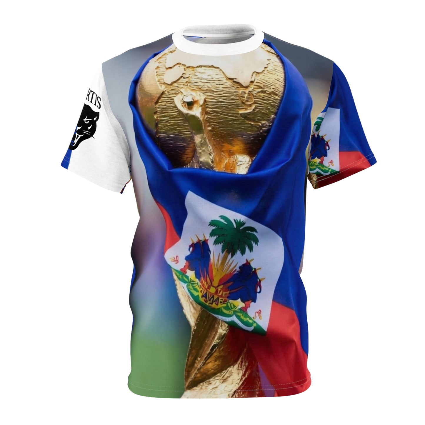 Haiti World Cup Trophy Flag Tee