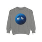 Sad Blue Emoji Sweatshirt – Cute Tear Drop Face Graphic Crewneck