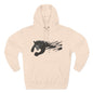 Panther Motion Hoodie — Leaping Black Panther Graphic Pullover