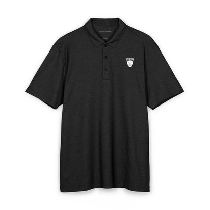 Forks High School Panther Logo Polo Shirt – Embroidered Left Chest