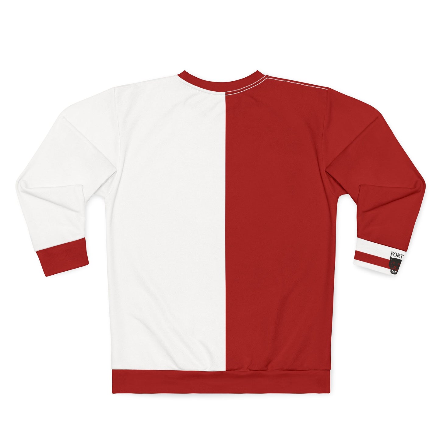 Fortis Panther Crewneck Sweatshirt — Bold Two-Tone Graphic