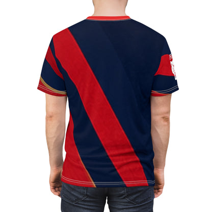 Haiti World Cup 2026 Fan Tee — Patriotic Red & Navy Soccer Shirt
