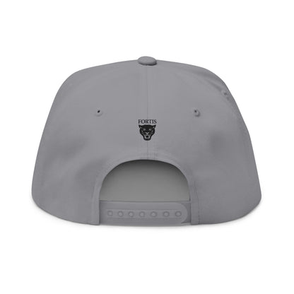 Fortis Panther Flat Bill Cap — Embroidered Snapback Hat