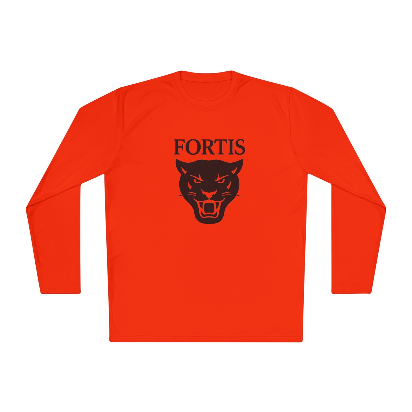 Fortis Panther Long Sleeve Tee — Athletic Mascot Graphic Shirt