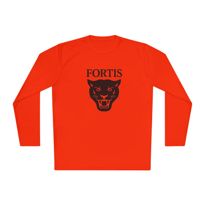 Fortis Panther Long Sleeve Tee — Athletic Mascot Graphic Shirt