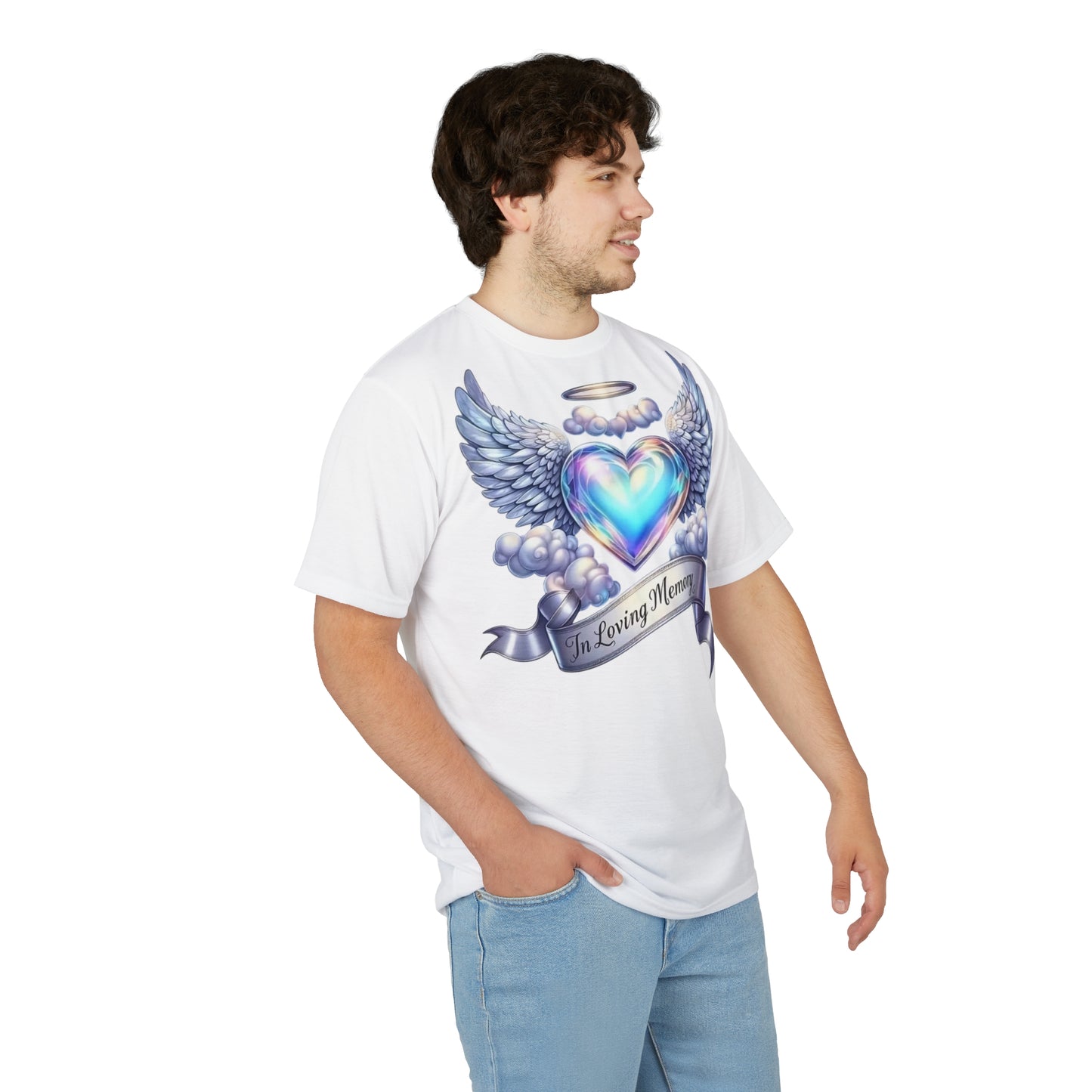 In Loving Memory Angel Heart Memorial T-Shirt
