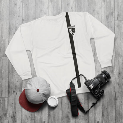 Fortis Black Stripe Sweatshirt — Minimalist Athletic Crewneck