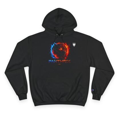 Fire & Ice Panther Hoodie — Gamer Graphic Champion Hoodie