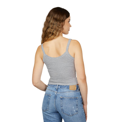 Chamel Crown Logo Spaghetti Strap Tank