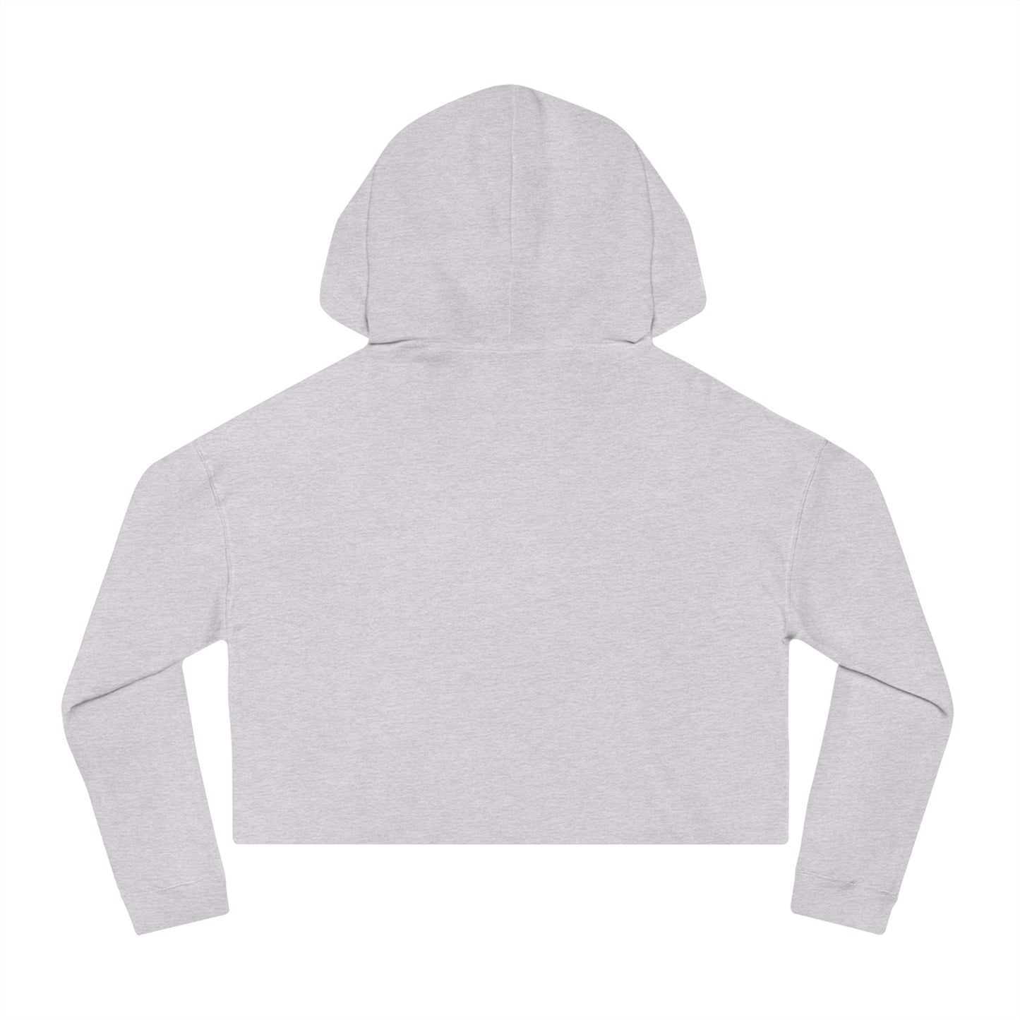 Cropped Hoodie — "Chameli" Script Crown Logo Women’s Hooded Sweatshirt