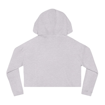 Cropped Hoodie — "Chameli" Script Crown Logo Women’s Hooded Sweatshirt
