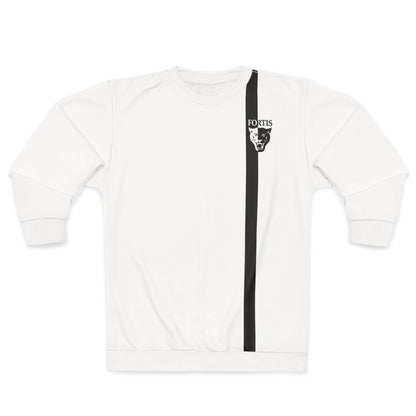Fortis Black Stripe Sweatshirt — Minimalist Athletic Crewneck