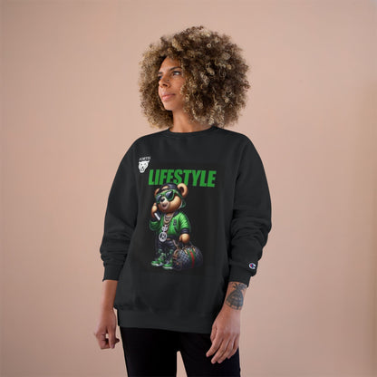 Lifestyle Bear Champion Sweatshirt — Urban Streetwear Pullover