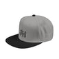 Embroidered Red & Black Snapback Hat – AH Logo Streetwear Cap
