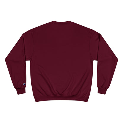 Red White & Wine Sweatshirt — Bed Wine Blue Graphic Crewneck