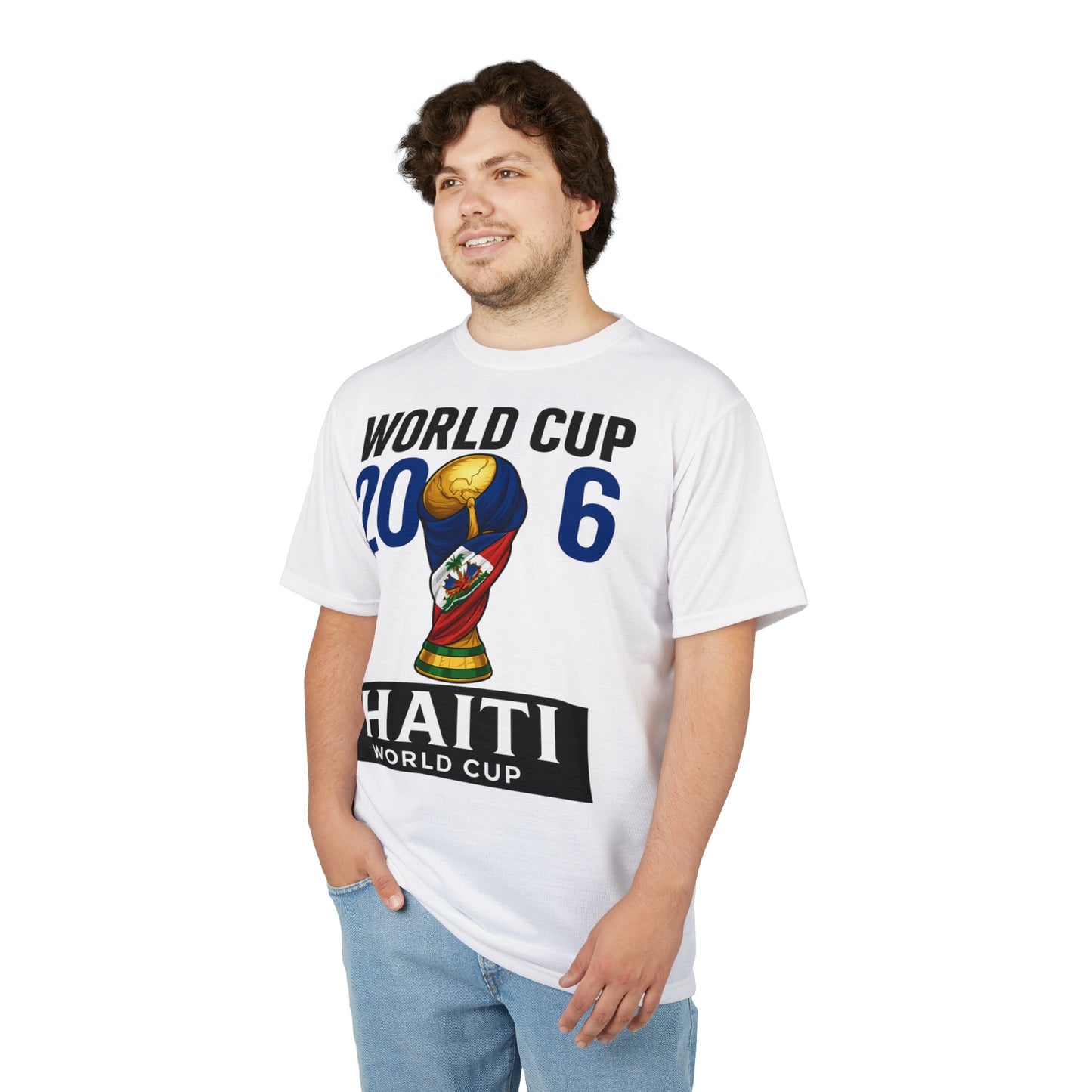 Haiti World Cup 2006 T-Shirt — Soccer Trophy Graphic Tee