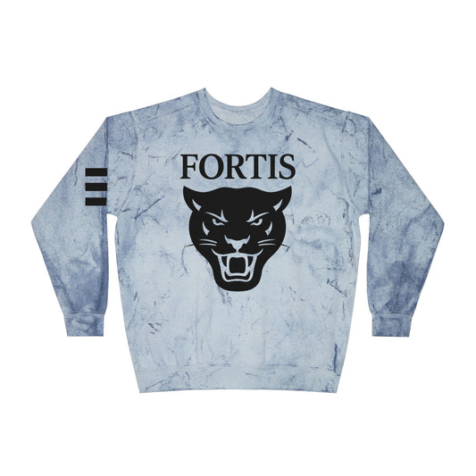 Fortis Panther Tie-Dye Crewneck Sweatshirt