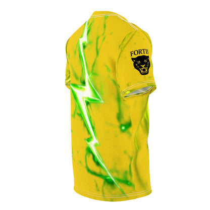 Brazil Flag Graphic Tee — Distressed Brazilian Flag All-Over Print