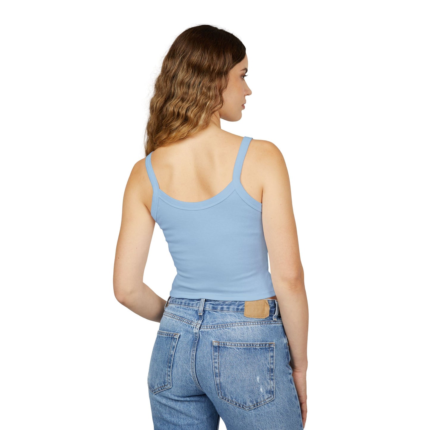 Chamel Crown Logo Spaghetti Strap Tank