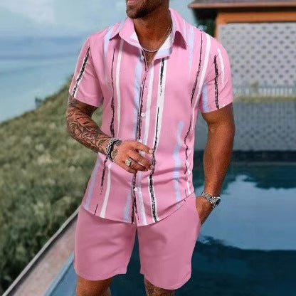 European And American Summer Menswear Shirt Casual Loose