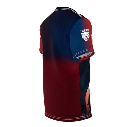 Lion Soccer Tee – Bold Football Lion Graphic All-Over Print Shirt