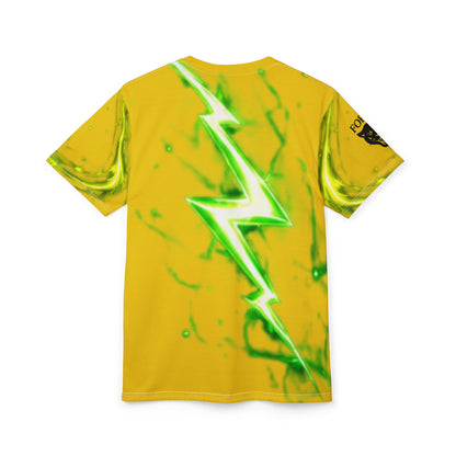Brazil Flag Graphic Tee — Distressed Brazilian Flag All-Over Print