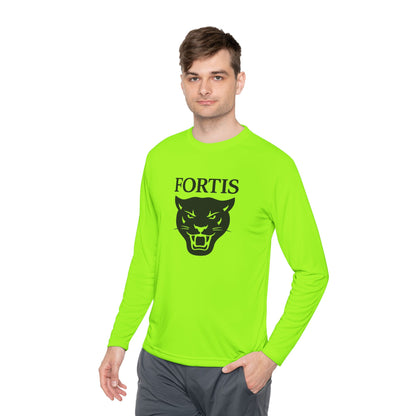 Fortis Panther Long Sleeve Tee — Athletic Mascot Graphic Shirt