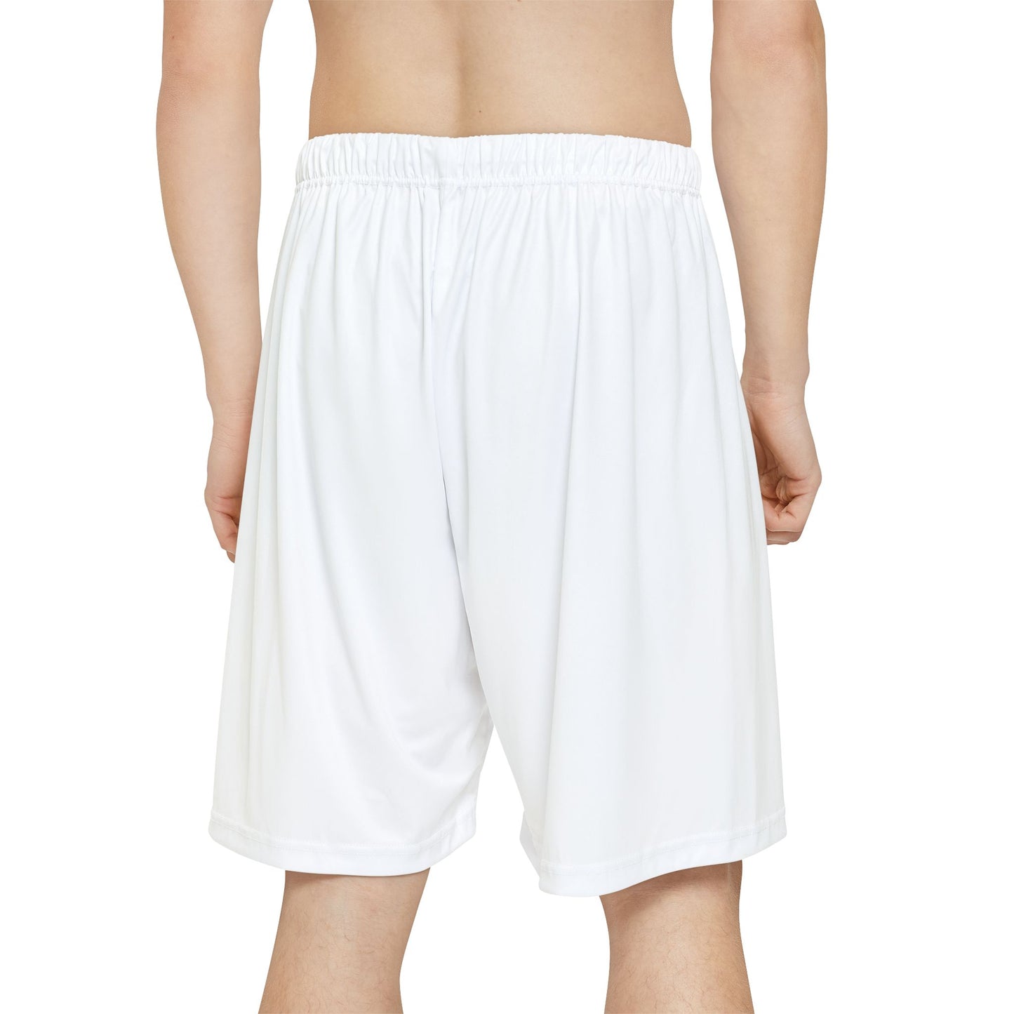 Fortis Panther Athletic Shorts — Men’s White Sports Shorts