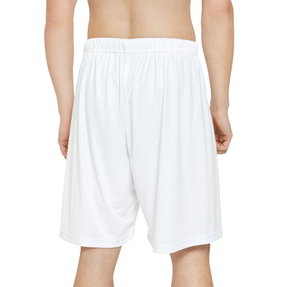 Fortis Panther Athletic Shorts — Men’s White Sports Shorts