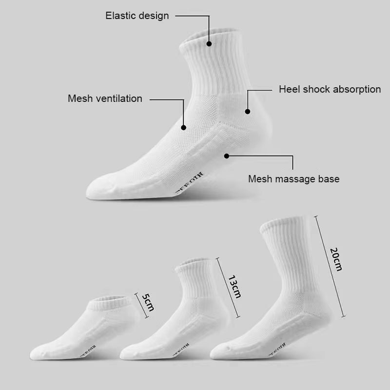 1Pairs Socks Men'S Cotton Deodorant Winter Towel Bottom with Velvet Mid-Tube White Stockings Thickened Sports Basketball Socks