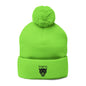 Embroidered Pom-Pom Beanie — FORTIS Panther Knit Cap