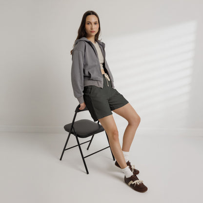 Fortis Panther Sweat Shorts — Lightweight Garment-Dyed Fleece