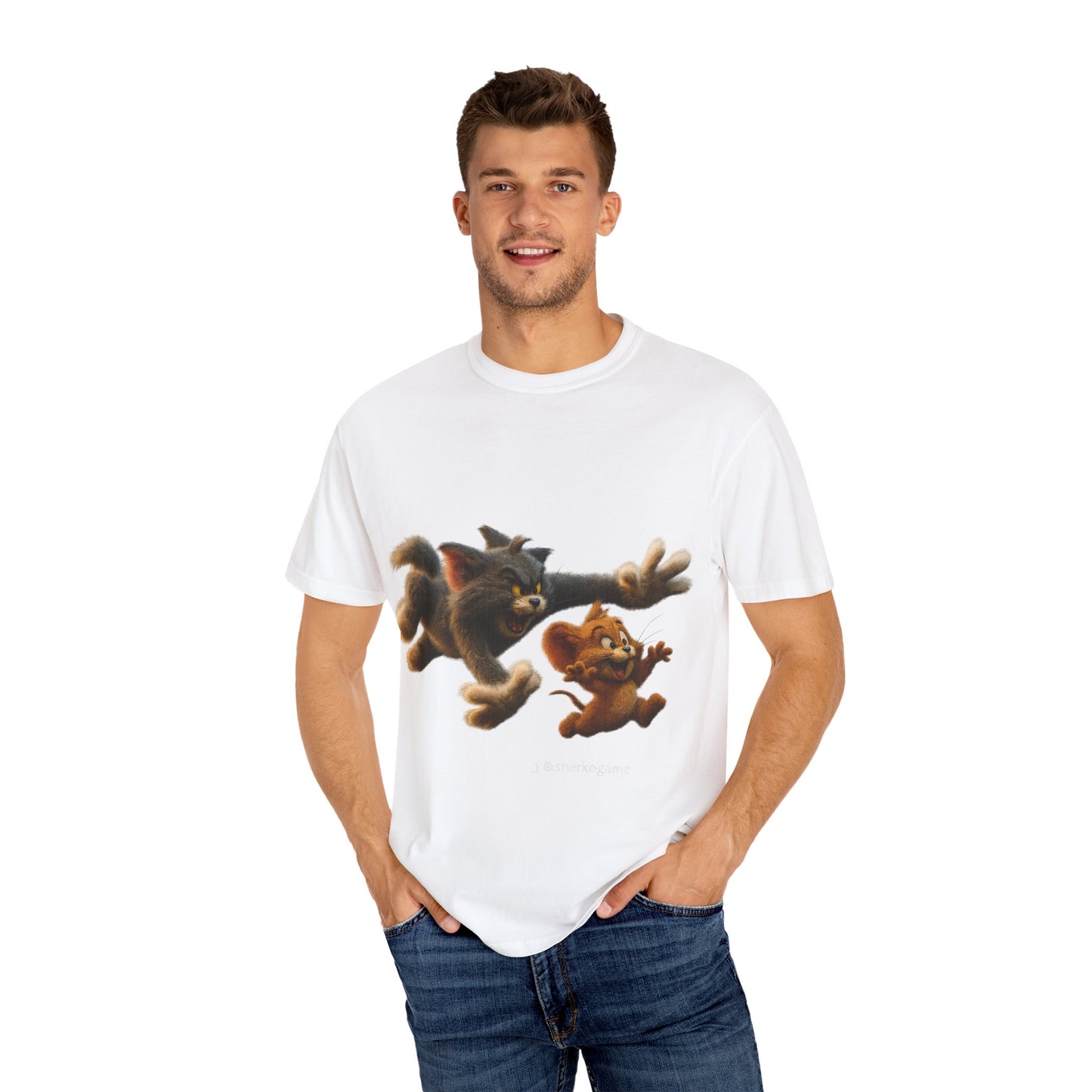 Vintage Cartoon Animals T-shirt, Cool Graphic Tee for Kids & Teens, Family Matching Outfits, Gifts for Cartoon Lovers, Unisex Tee