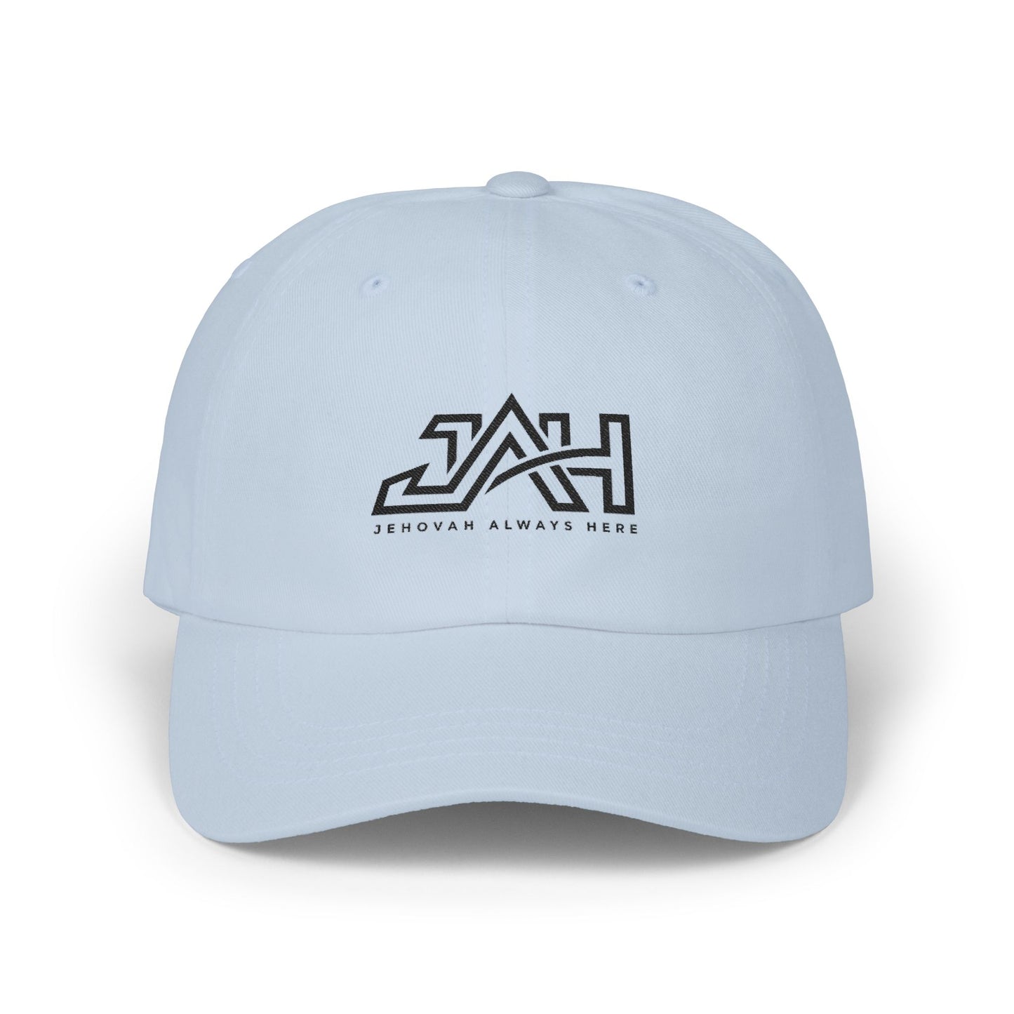 Dad Cap — Minimal 'JAH' Embroidered Logo Hat