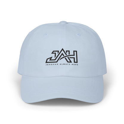 Dad Cap — Minimal 'JAH' Embroidered Logo Hat