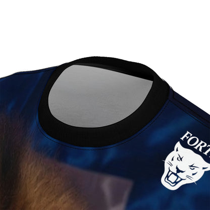 Lion Face All-Over Print Tee — Bold Majestic Wildlife Graphic Shirt