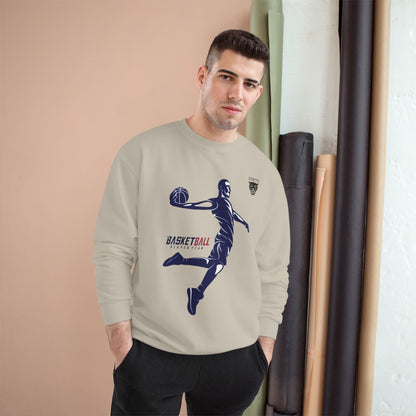 Basketball Dunk Champion Sweatshirt - Men's Athletic Crewneck
