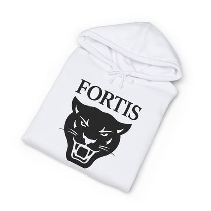 Fortis Panther Hoodie – Vintage Black Cat Graphic Pullover