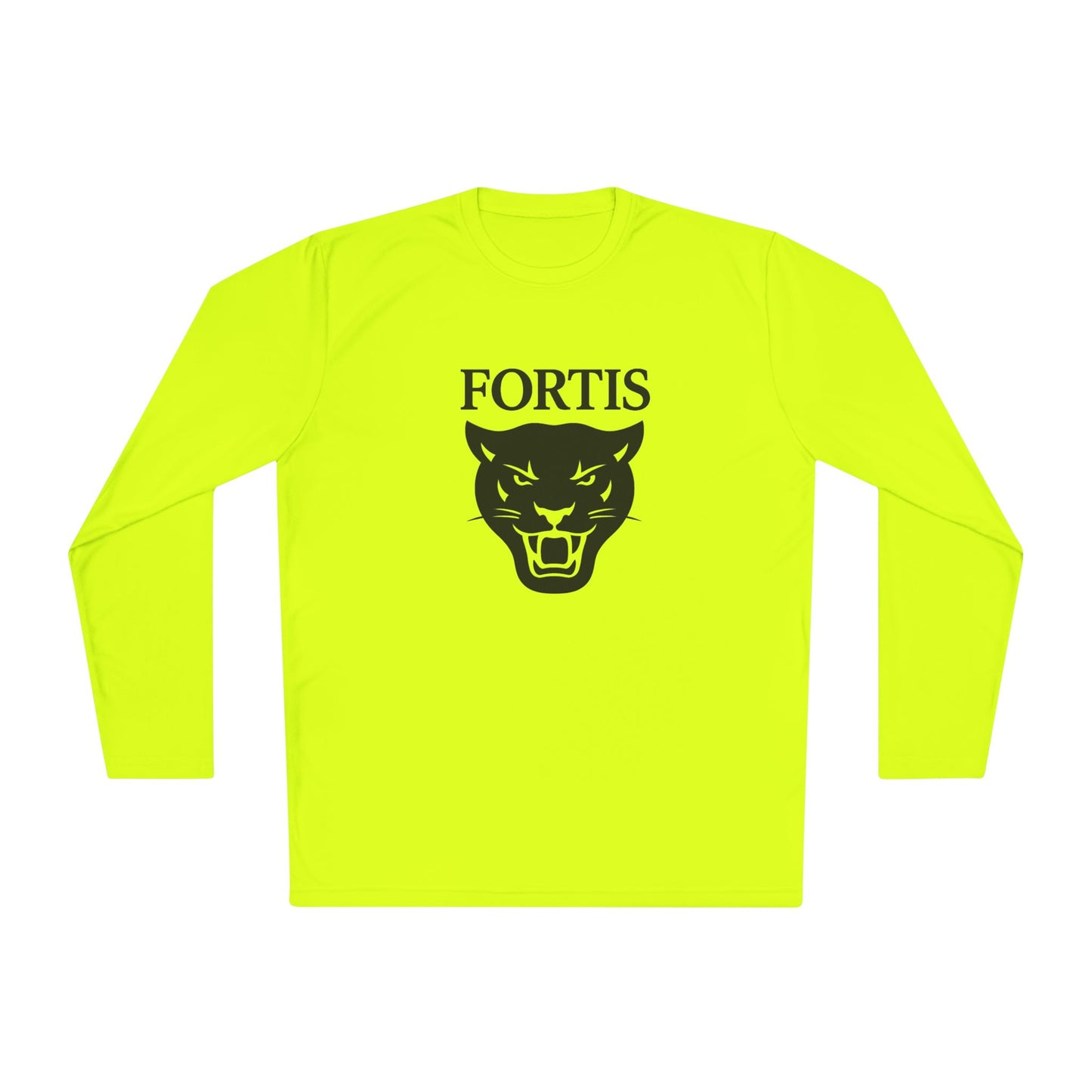 Fortis Panther Long Sleeve Tee — Athletic Mascot Graphic Shirt